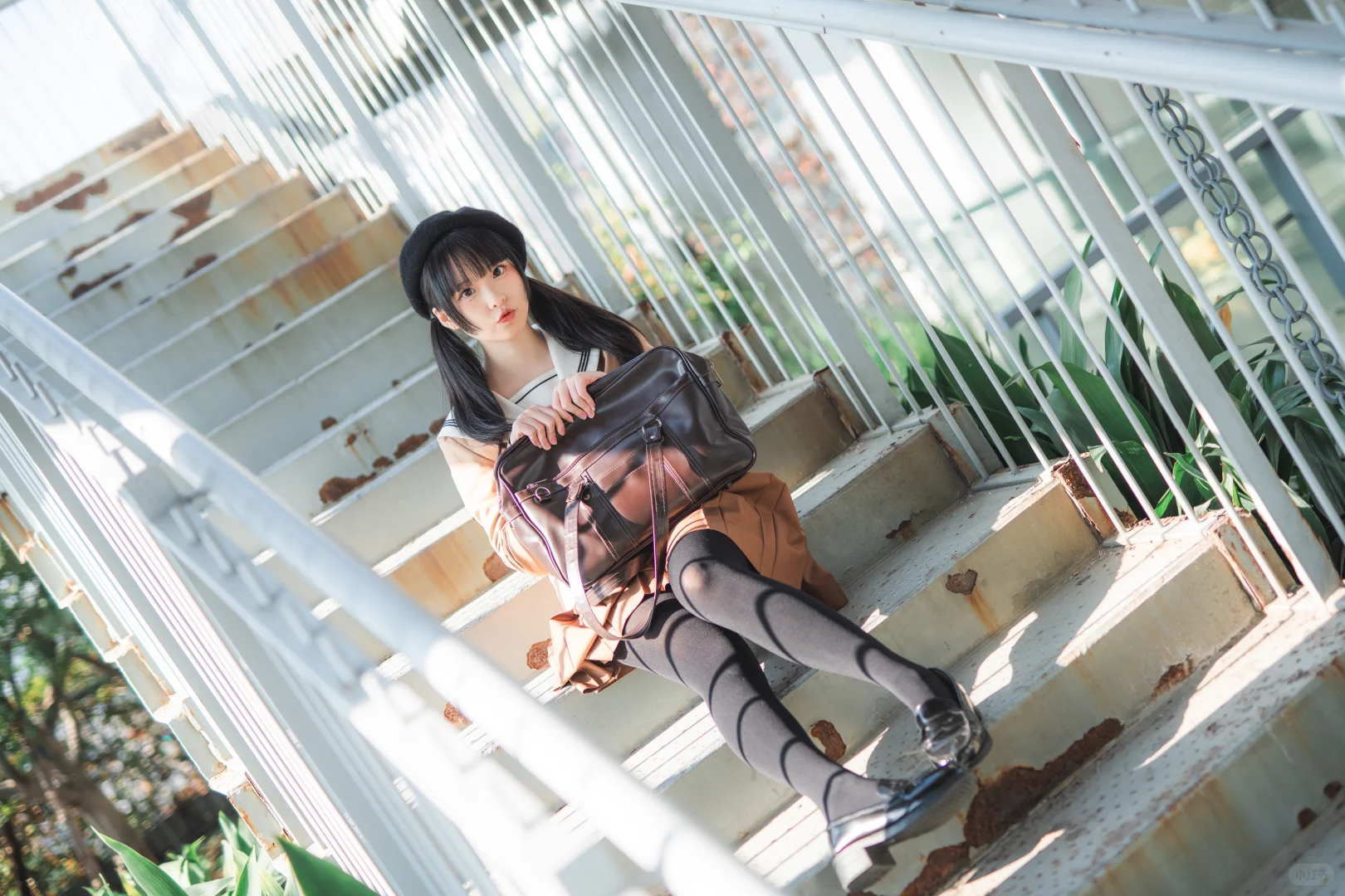 jk写真｜阳光照在她身上