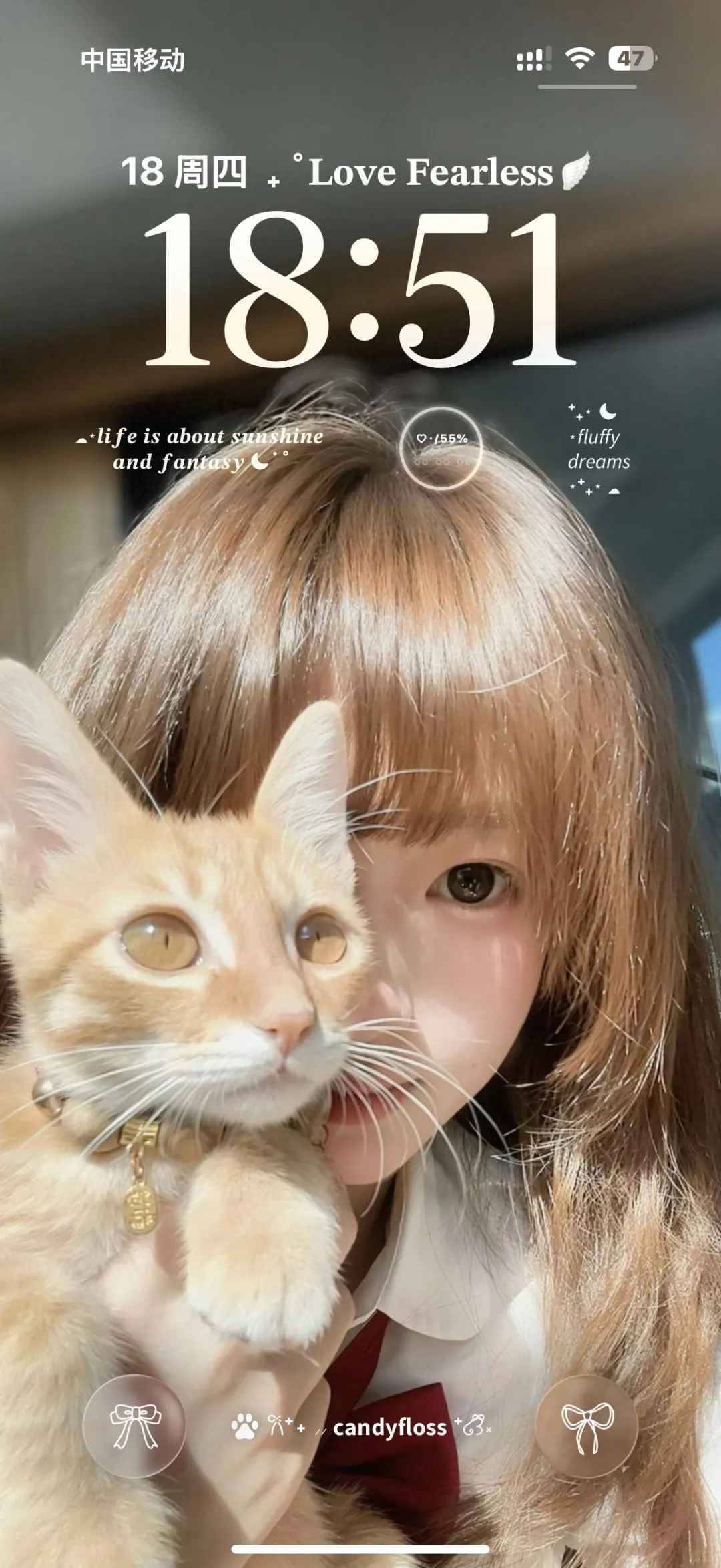 好喜欢我的新壁纸！！🤍✨😍😍