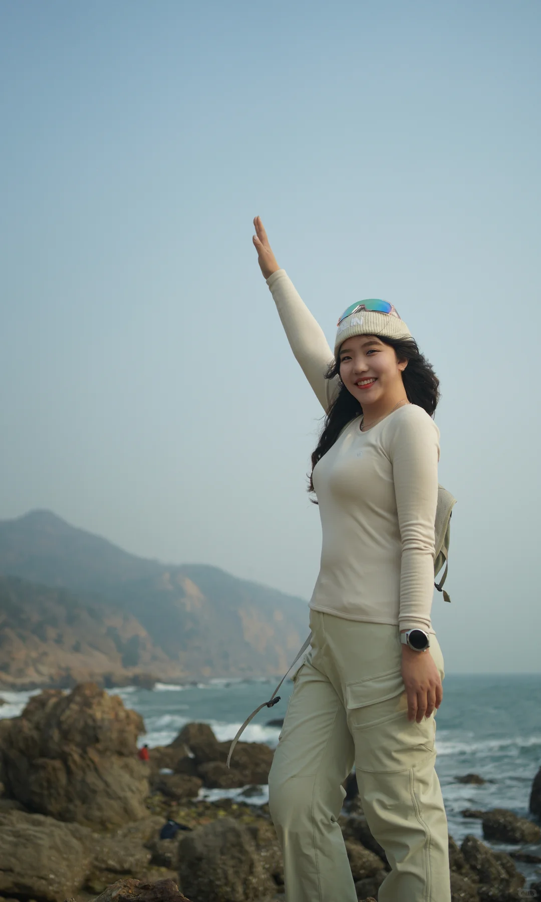 【初冬海边徒步穿搭】0°-10°C保暖不臃肿！