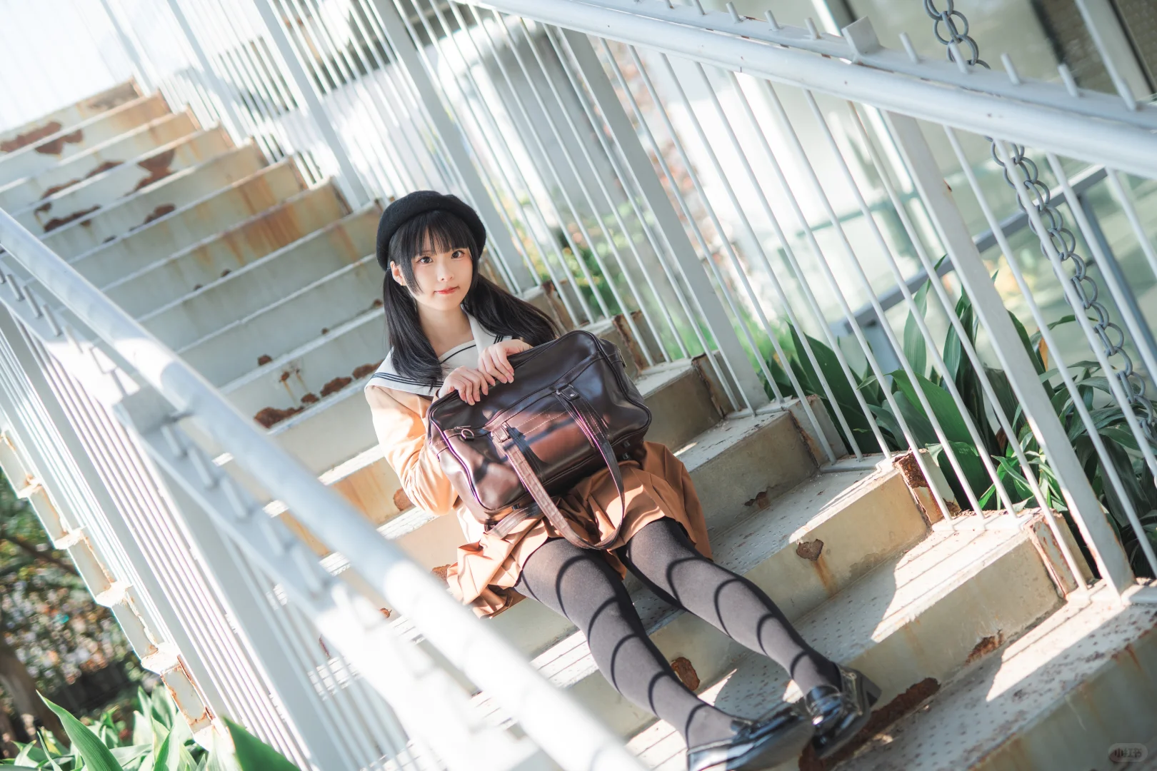 jk写真｜阳光照在她身上