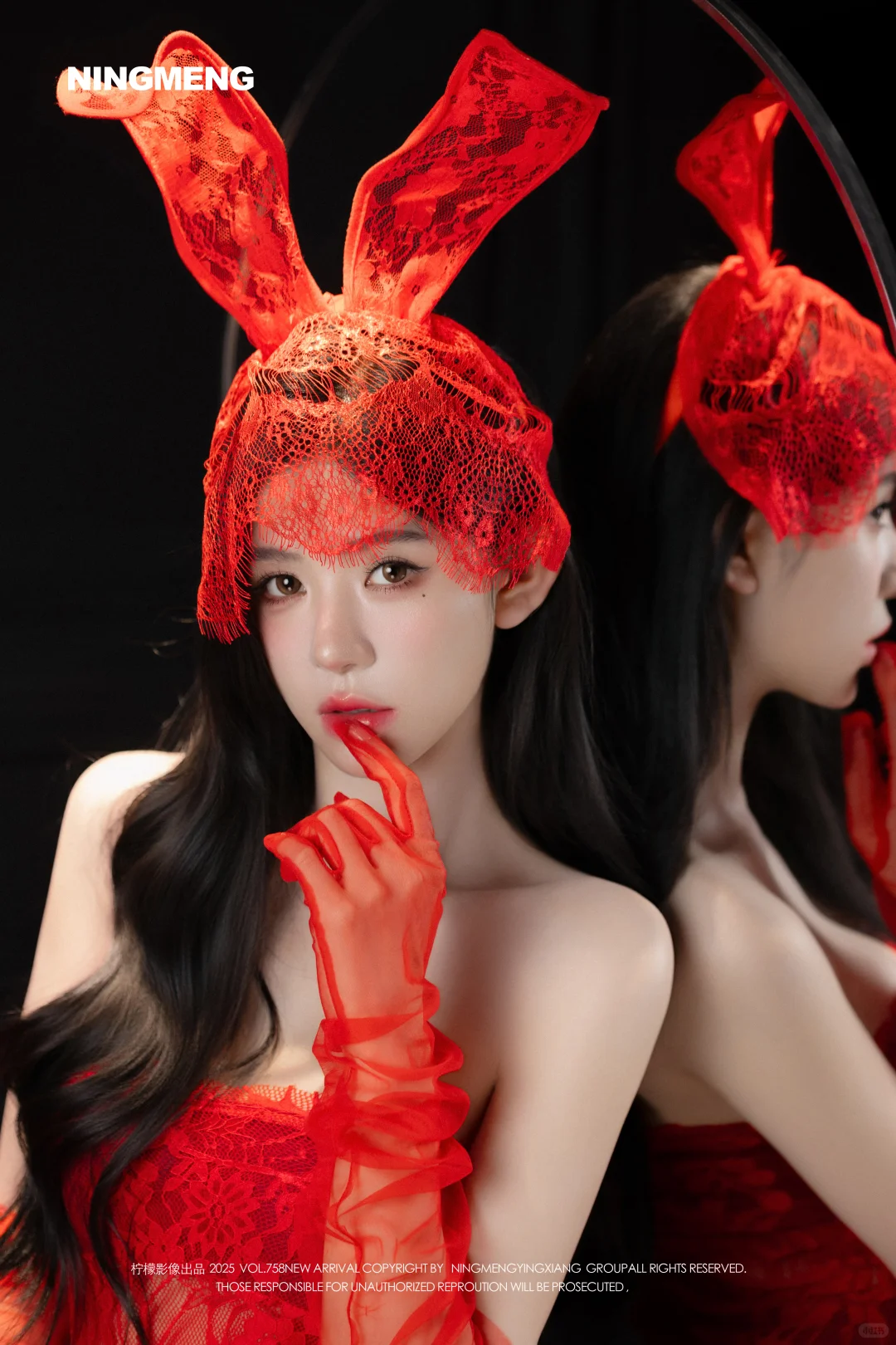 杭州写真｜红色纯欲兔女郎🐰纯欲天花板！