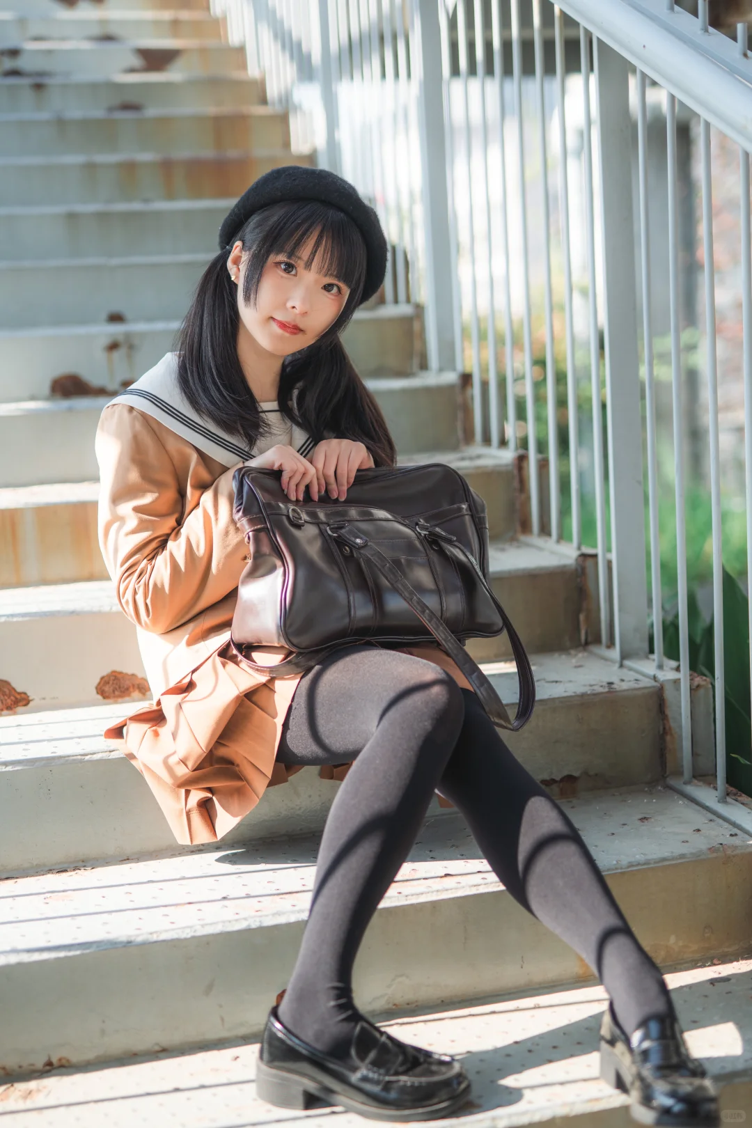 jk写真｜阳光照在她身上