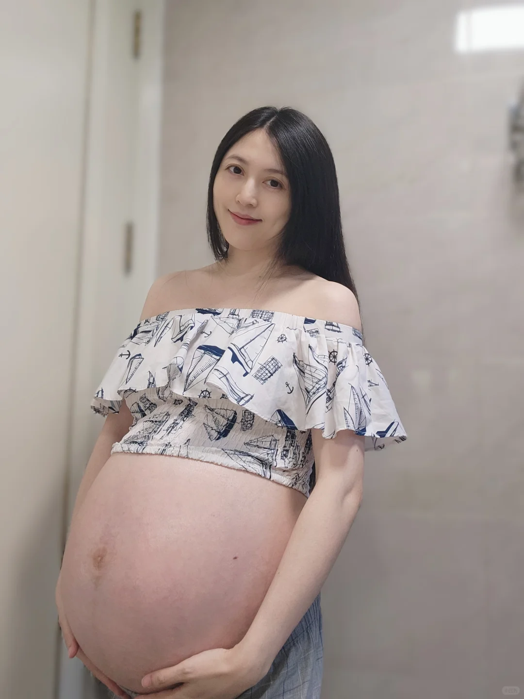 40岁双胎妈妈｜孕晚期巨肚申请出战