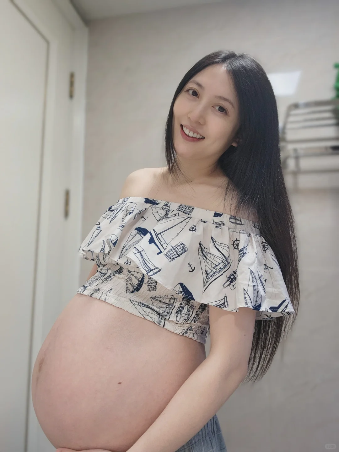 40岁双胎妈妈｜孕晚期巨肚申请出战