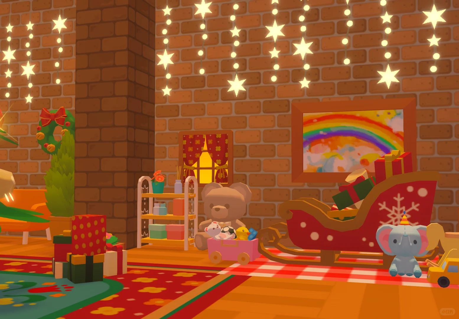 烤森圣诞节室内装修布局存档