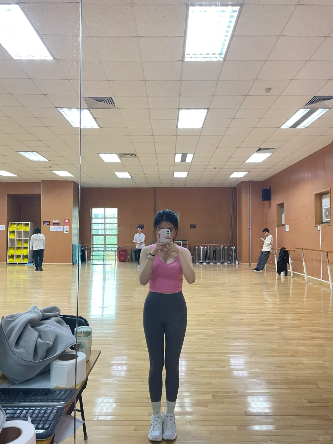 159.5cm｜女大一周健身穿搭🥳