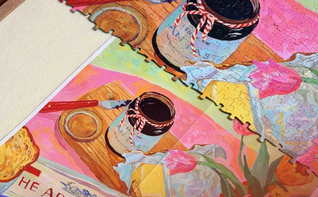 怎么拍都好看！爱亖这幅拼图惹！