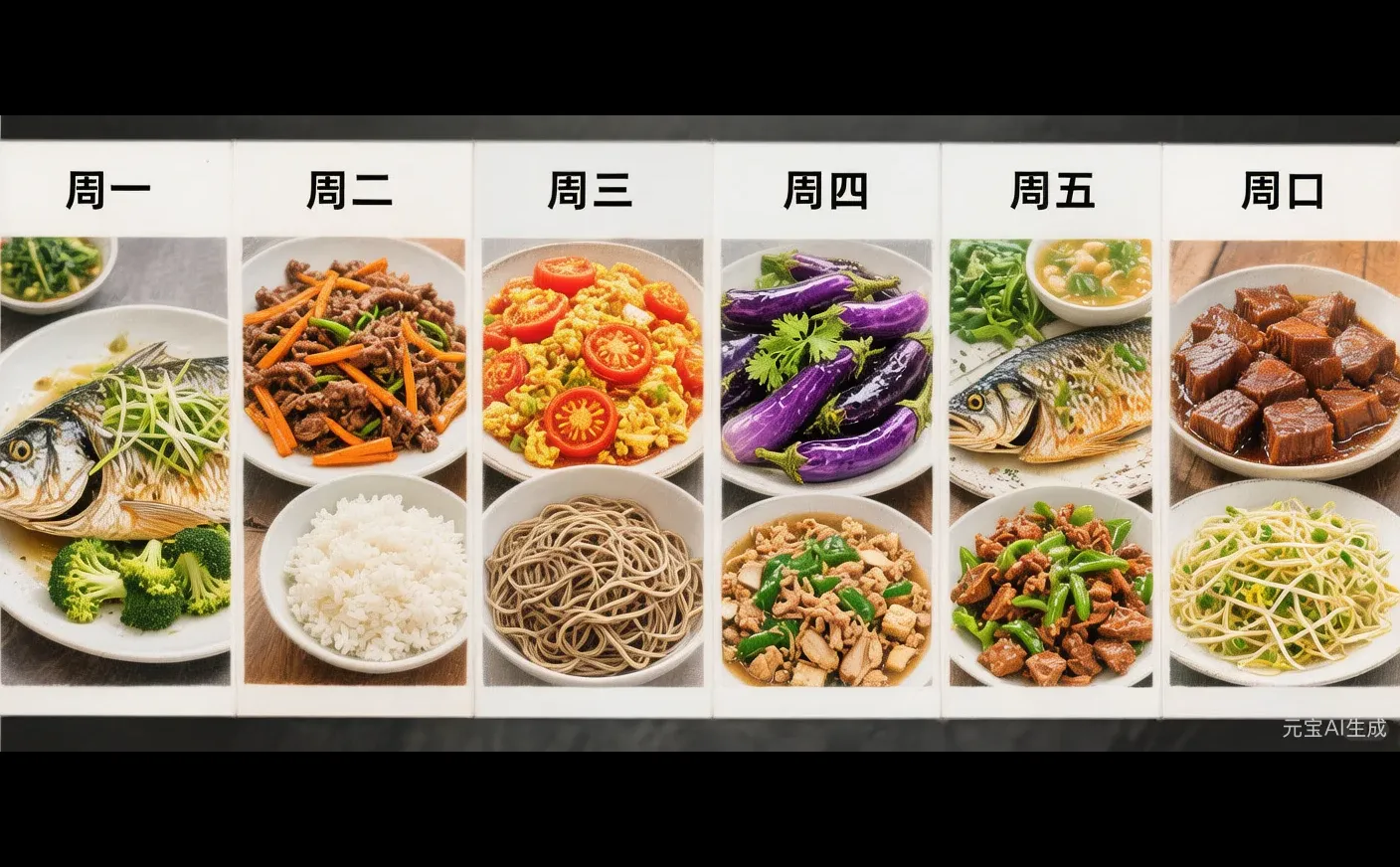 冬季一周控糖食谱