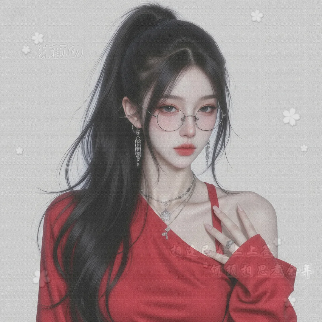 美艳大方明媚少女～