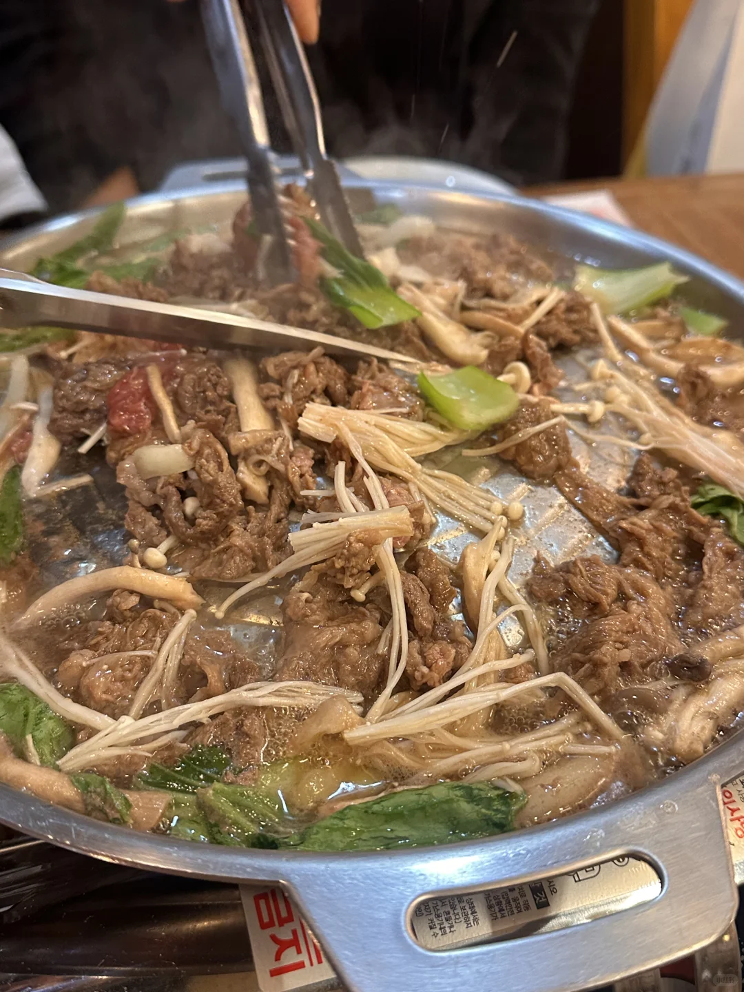 🇰🇷弘大韩式牛肉寿喜锅｜牛肉控的天堂！