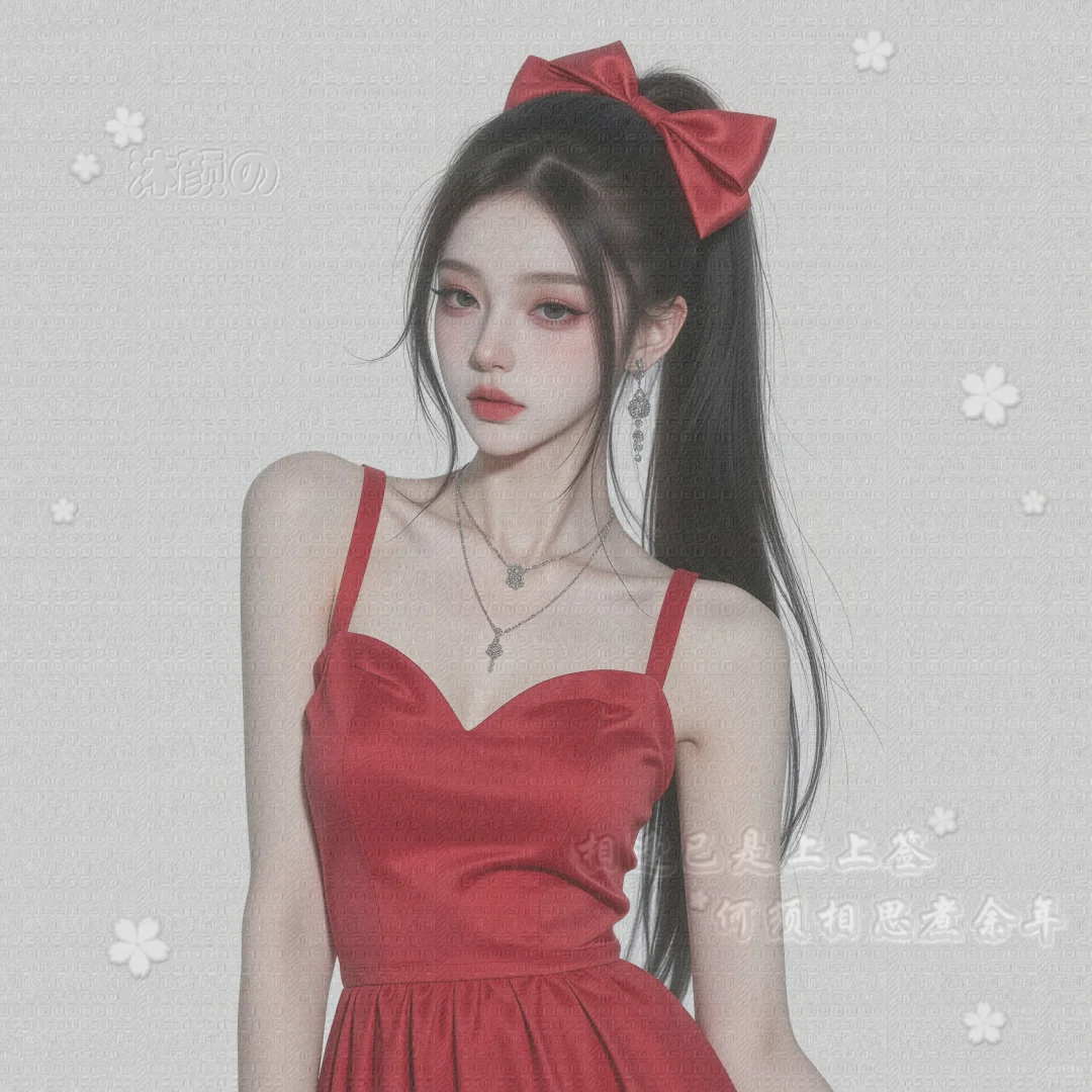 美艳大方明媚少女～