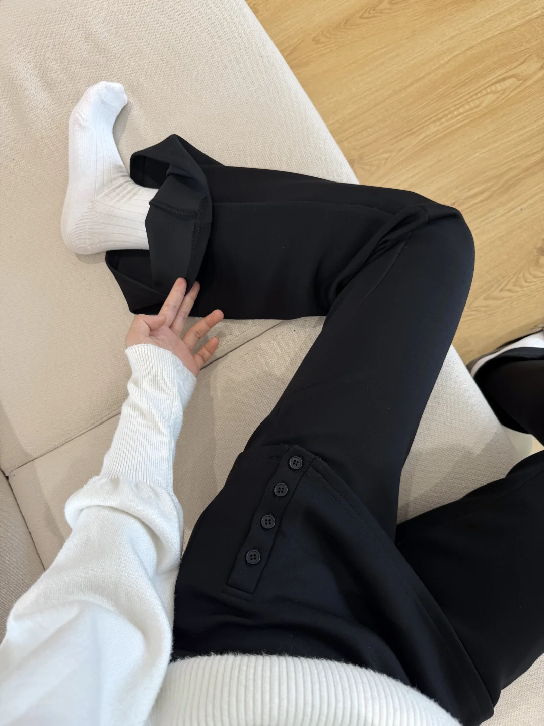 貌似做了条很牛🐮的瑜伽裤。。。。