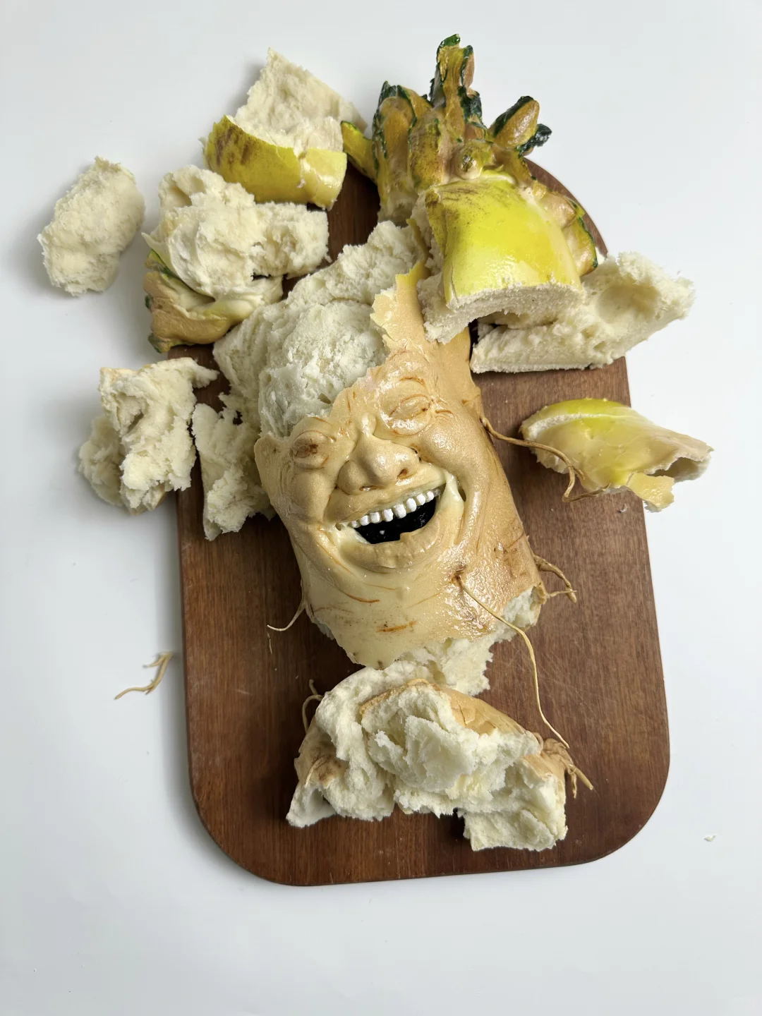 面包萝卜、烘烤前与烘烤后的区别