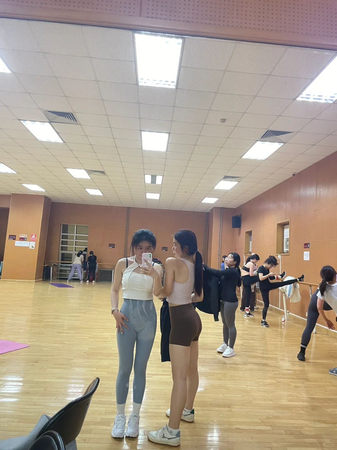 159.5cm｜女大一周健身穿搭🥳