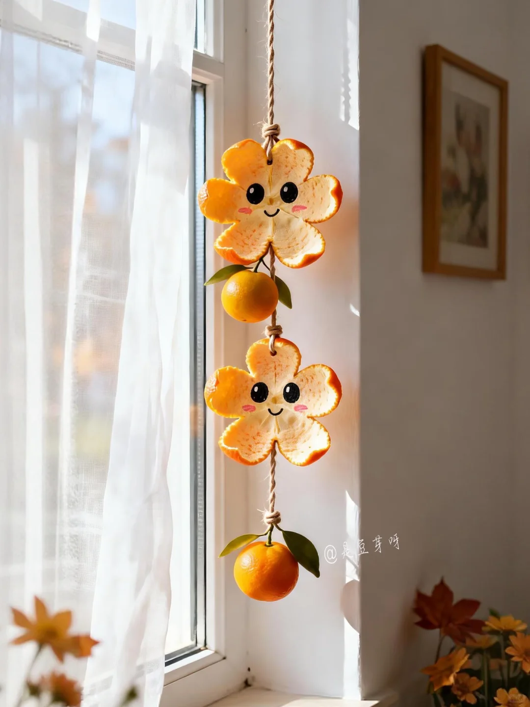 超轻粘土创意、橘子皮手工挂件、橘子皮挂件