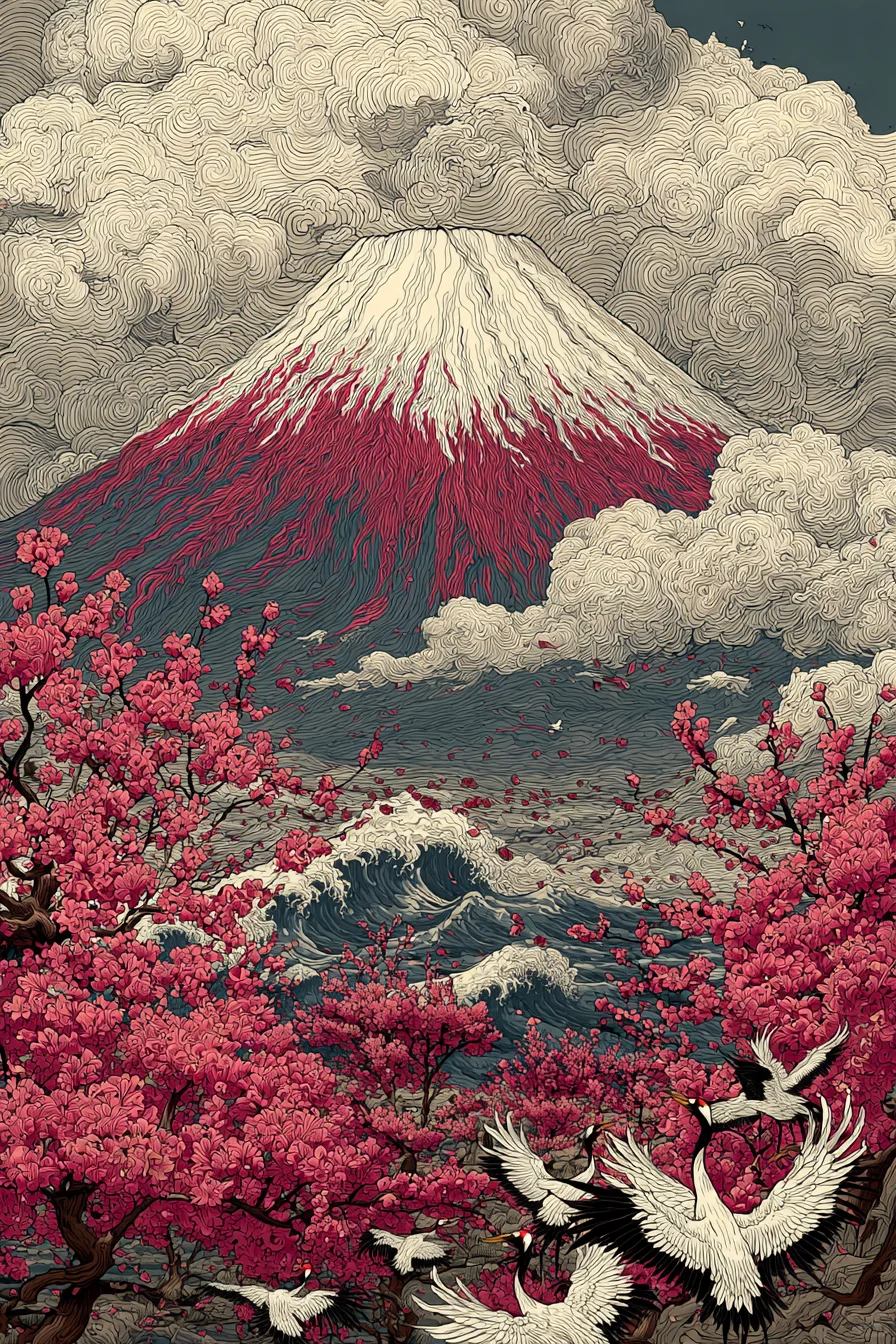 这浓郁的“浮世绘”风，谁能不爱？