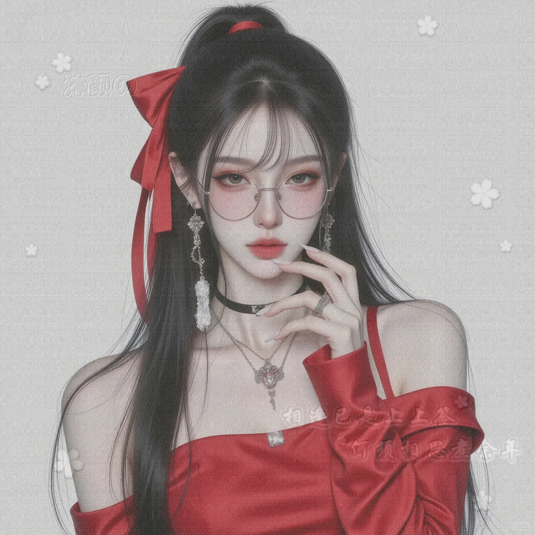 美艳大方明媚少女～