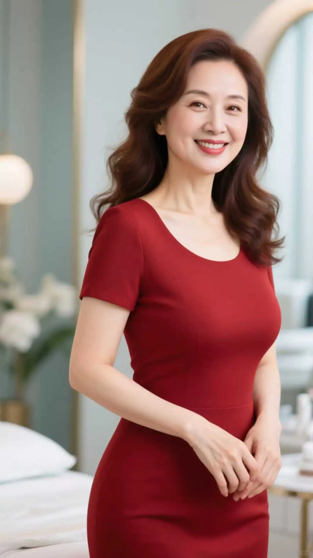 成熟含韵入甜，48岁阿姨的美容护肤心得