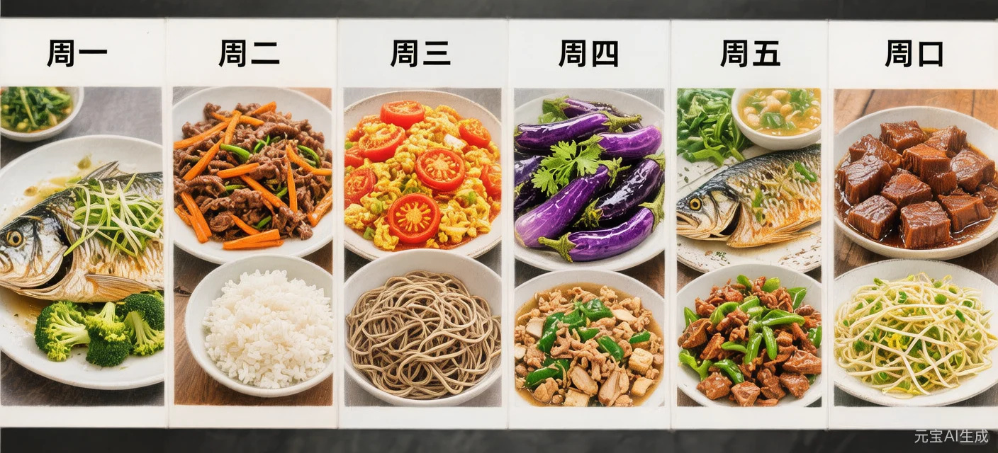 冬季一周控糖食谱