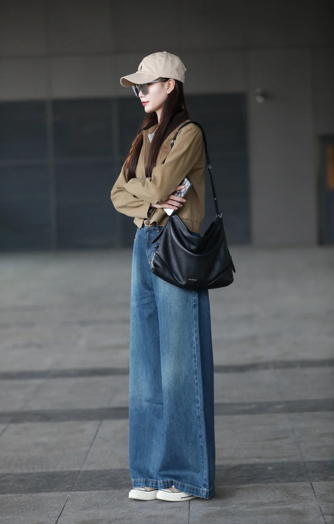 酷帅随性🍀短款夹克+阔腿裤简约帅气🐾