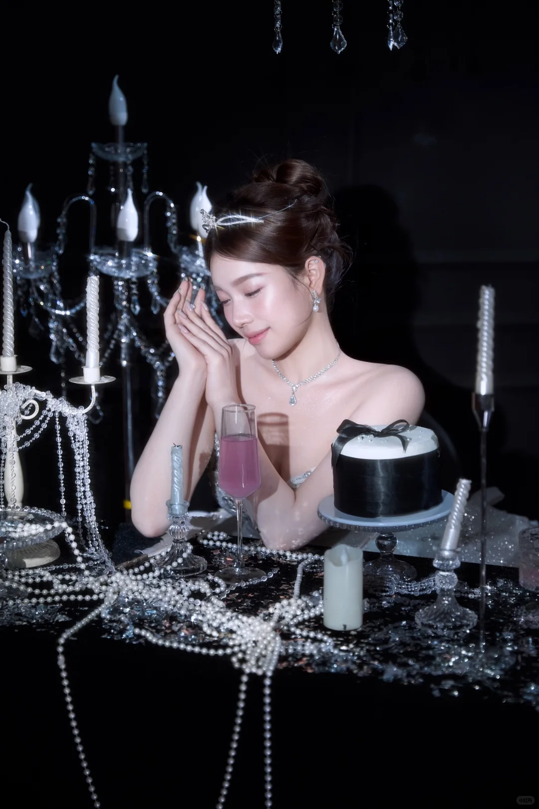 看得出她是公主！