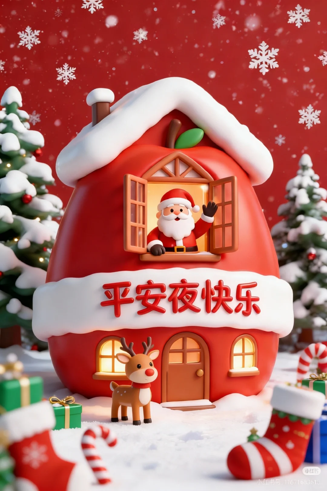 ²⁰²⁵/₁₂.₂₄平安夜🍎氛围感海报文案