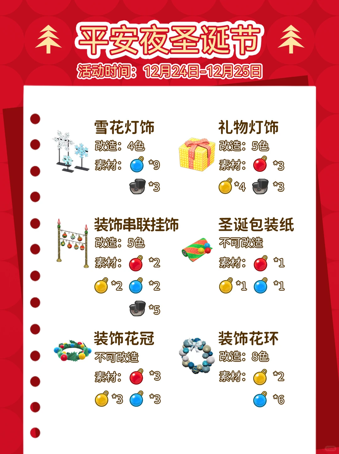 最全动森圣诞攻略🎄一篇掌握所有内容！