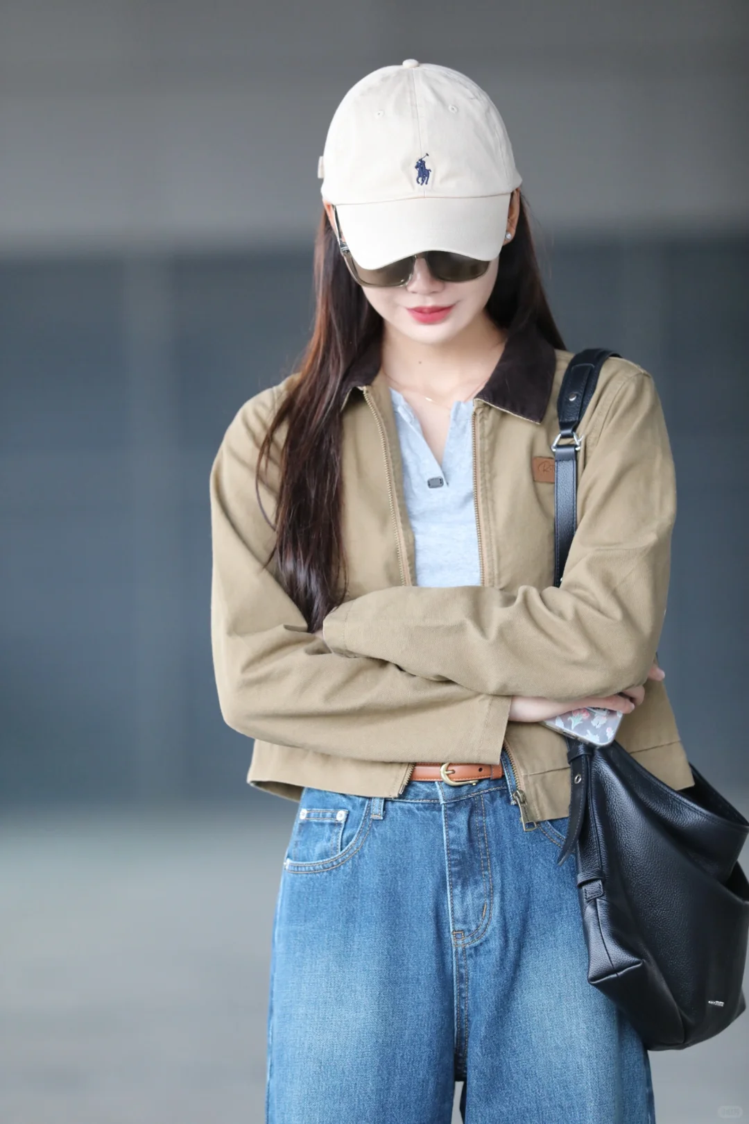 酷帅随性🍀短款夹克+阔腿裤简约帅气🐾