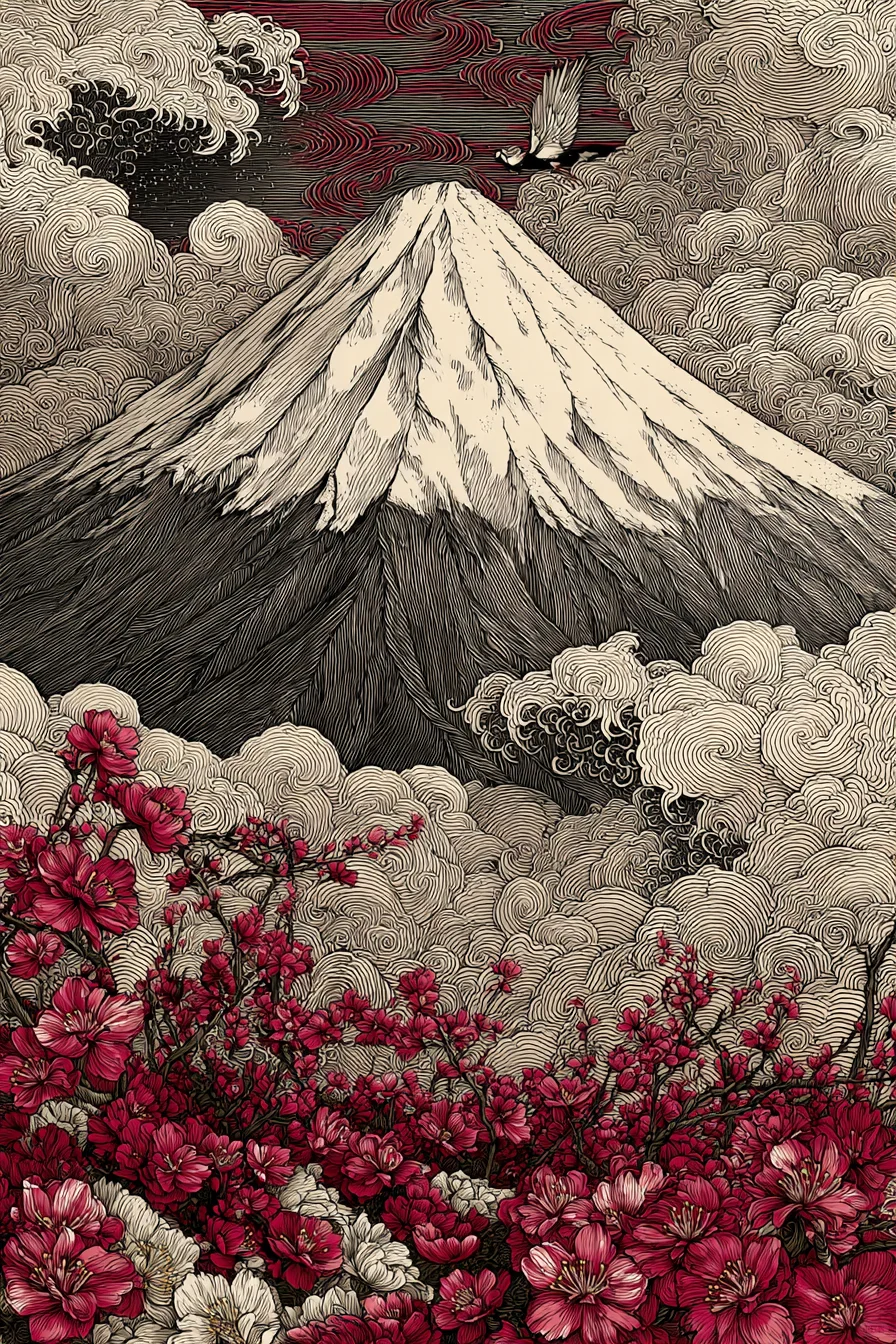 这浓郁的“浮世绘”风，谁能不爱？