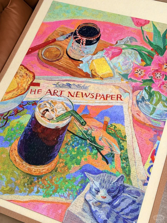 怎么拍都好看！爱亖这幅拼图惹！