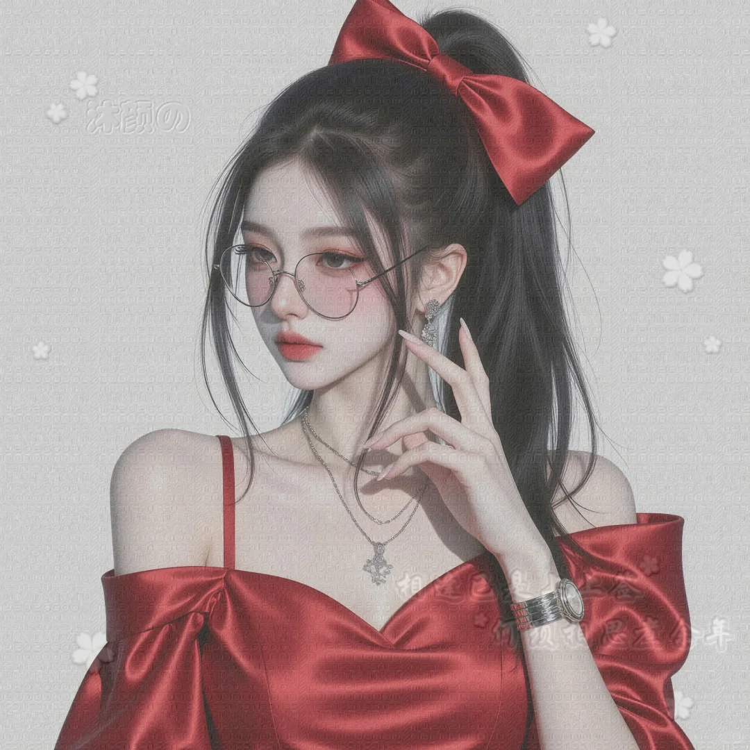 美艳大方明媚少女～