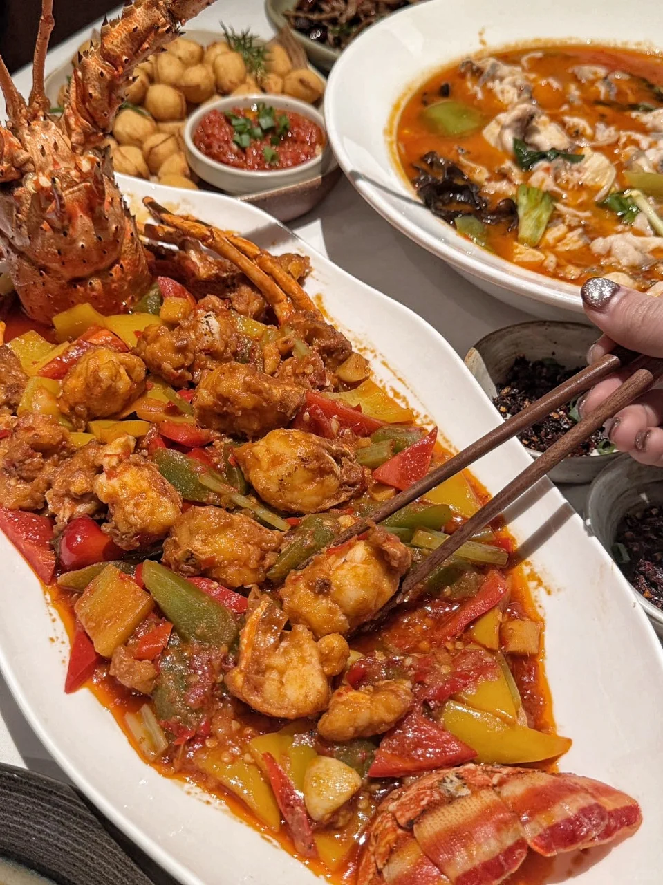 来天津鲁能城吃川菜🥢至少要带两个胃！