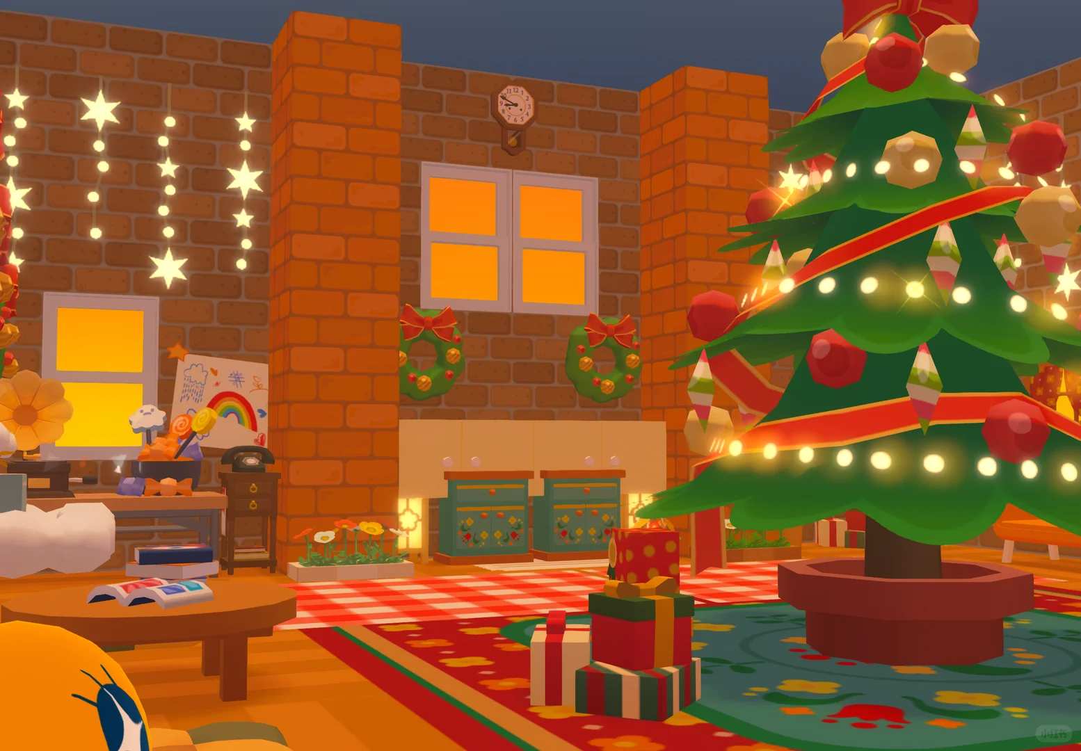 烤森圣诞节室内装修布局存档