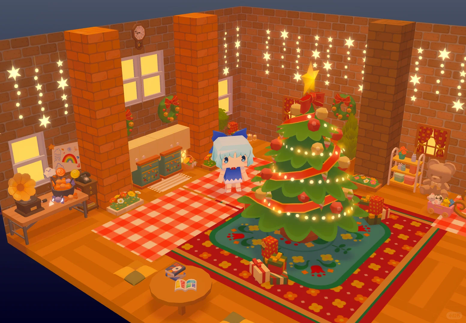 烤森圣诞节室内装修布局存档