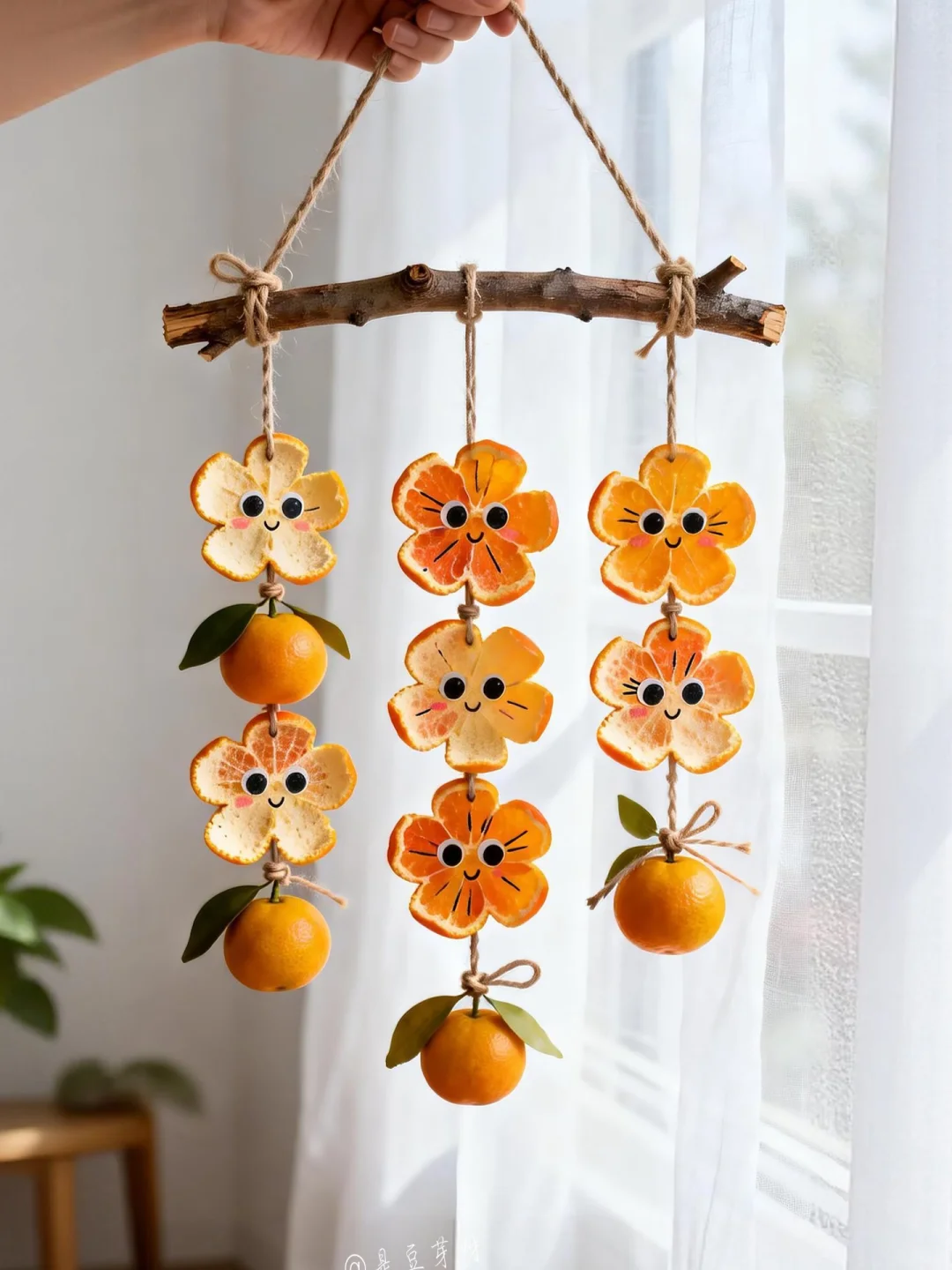 超轻粘土创意、橘子皮手工挂件、橘子皮挂件