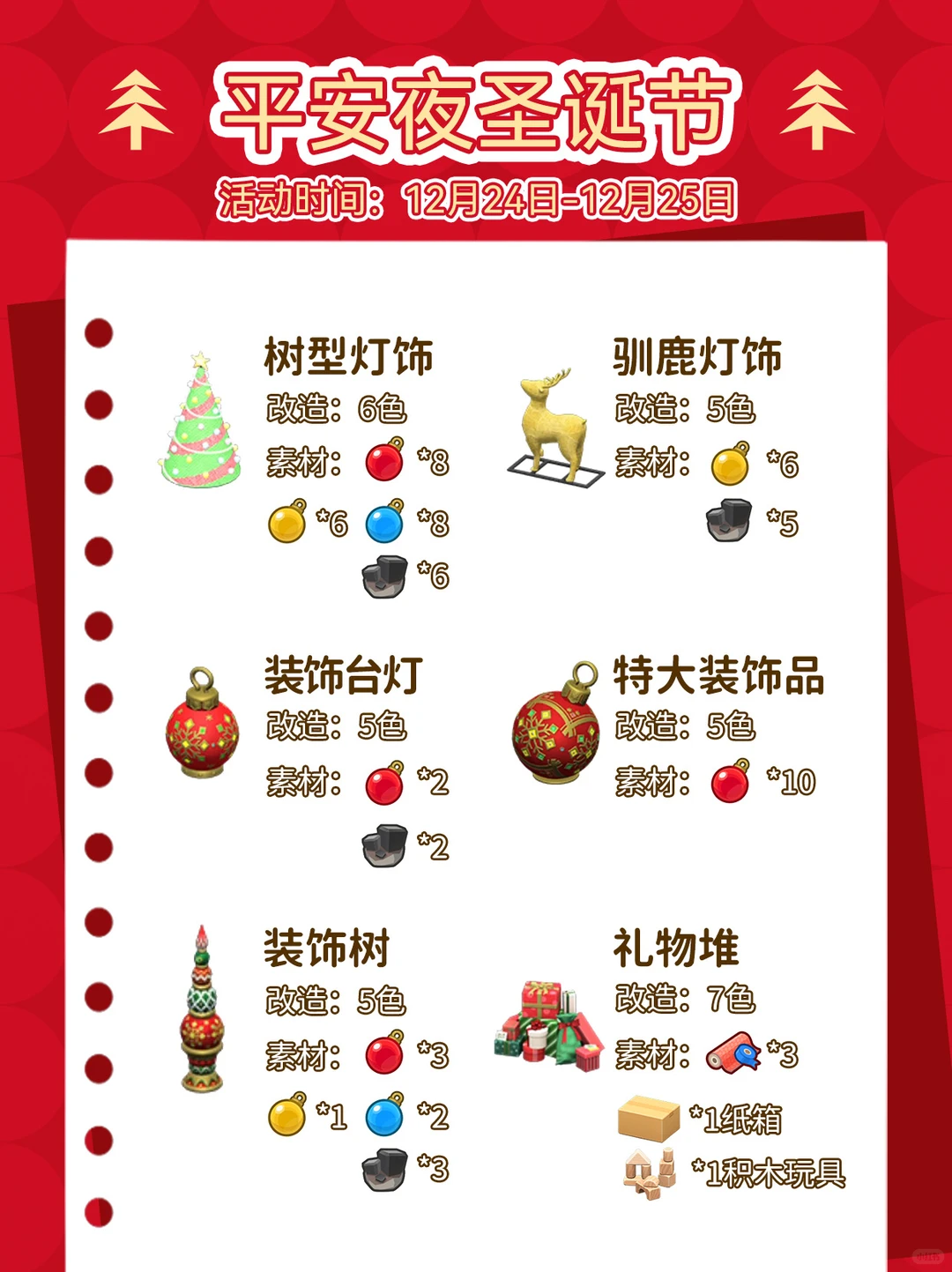 最全动森圣诞攻略🎄一篇掌握所有内容！