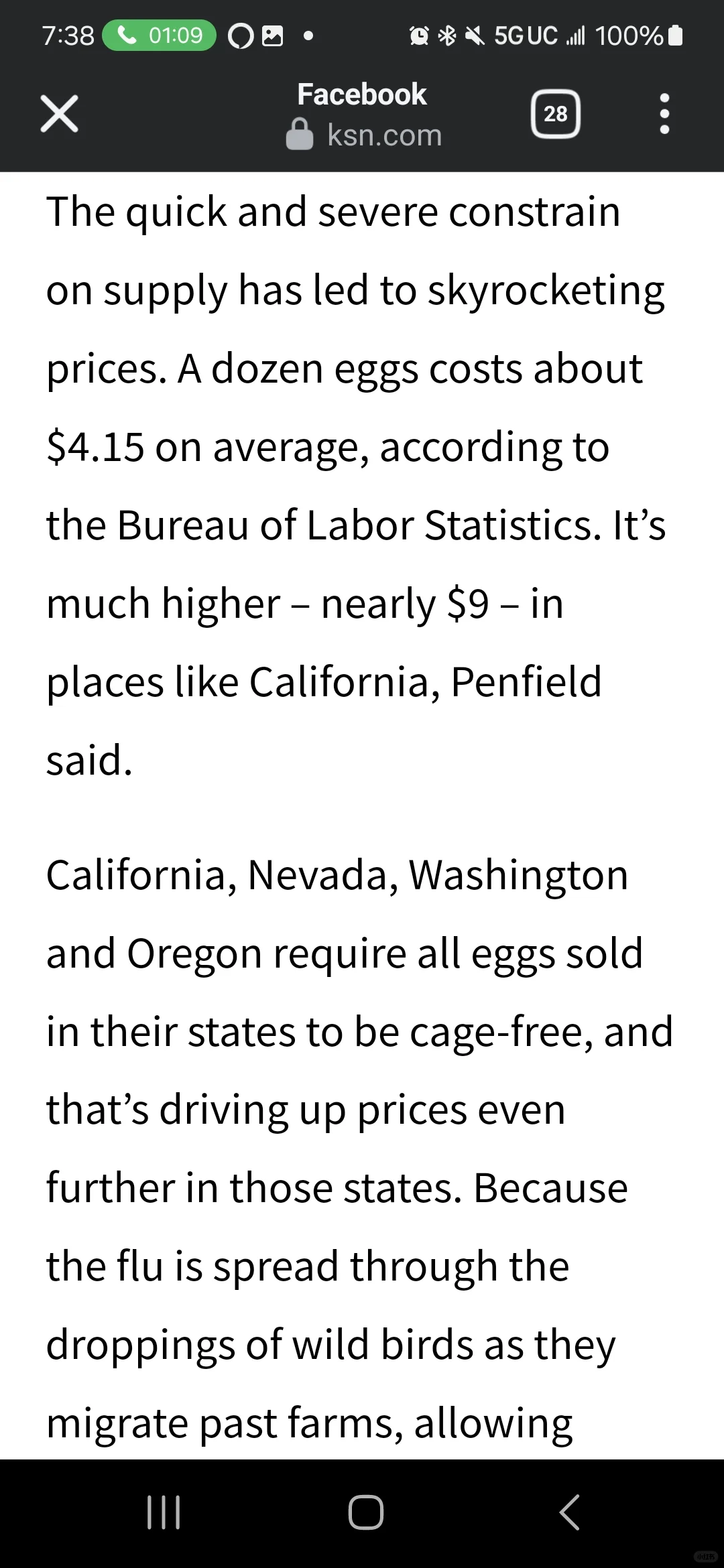 Egg prices ۸