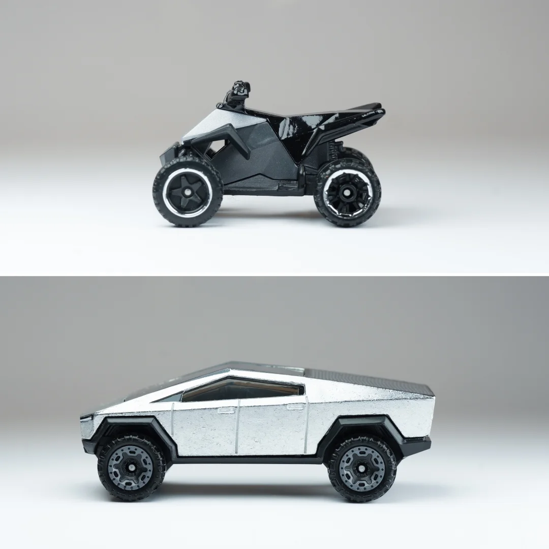 HotWheelsTesla Cybertruck & Cyberquad