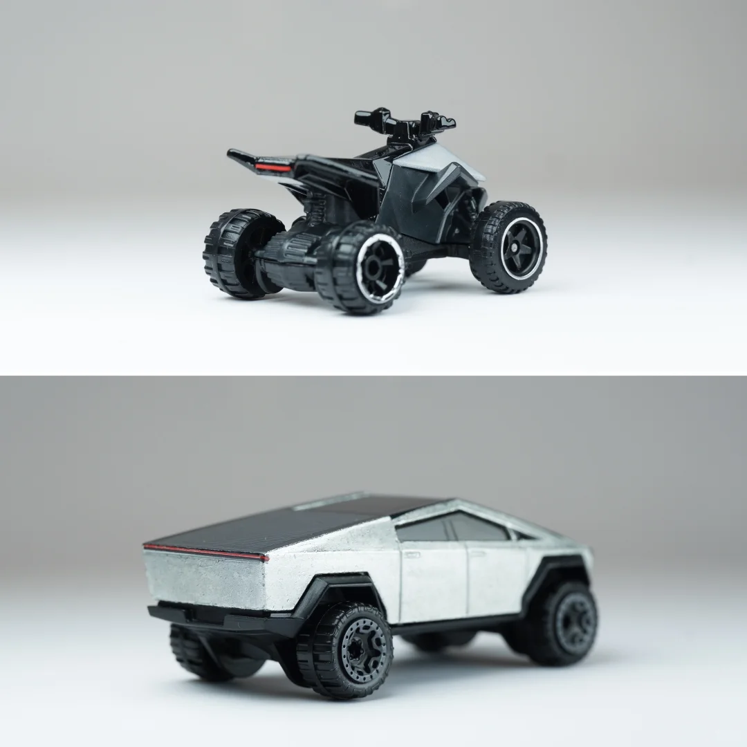 HotWheelsTesla Cybertruck & Cyberquad