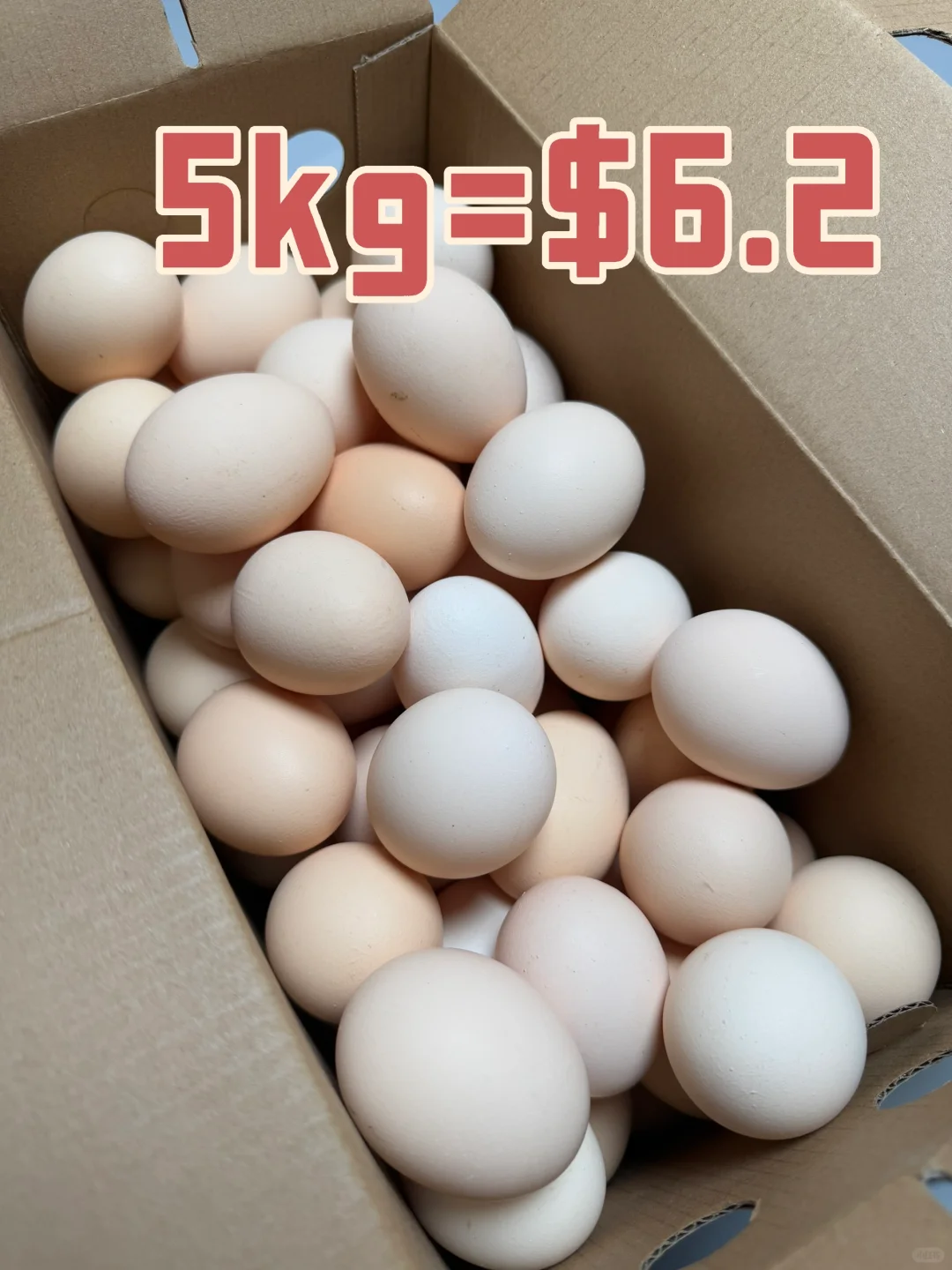 The price of eggs in China?