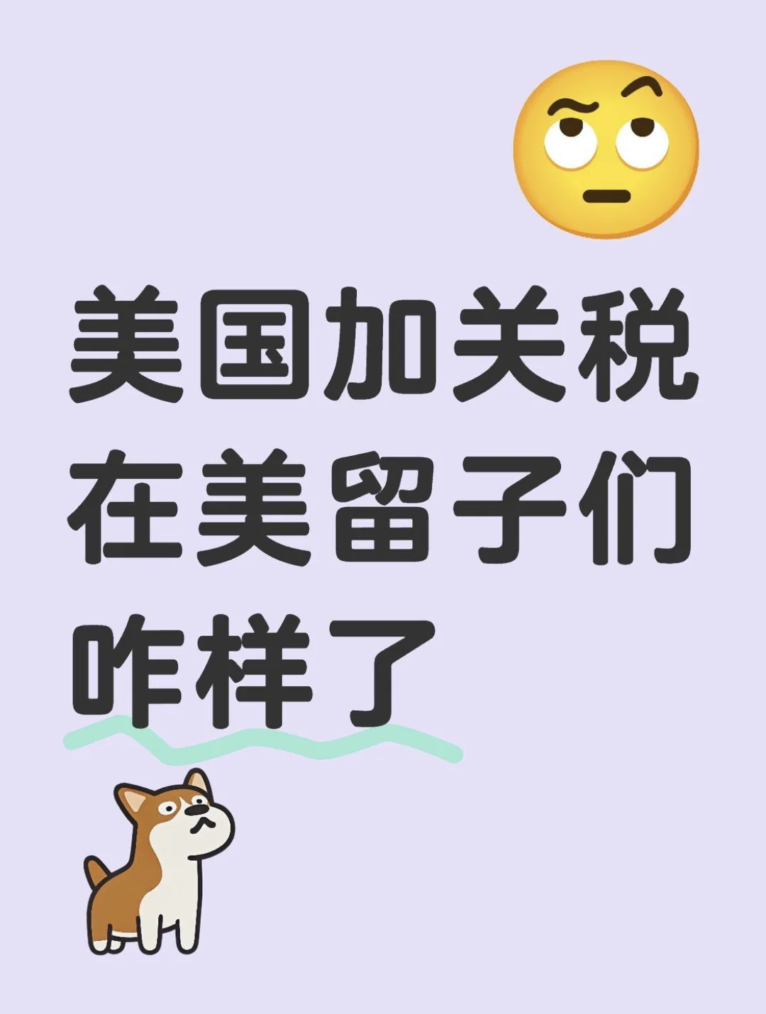 美国骚操作加关税,在美留子怎么样了?