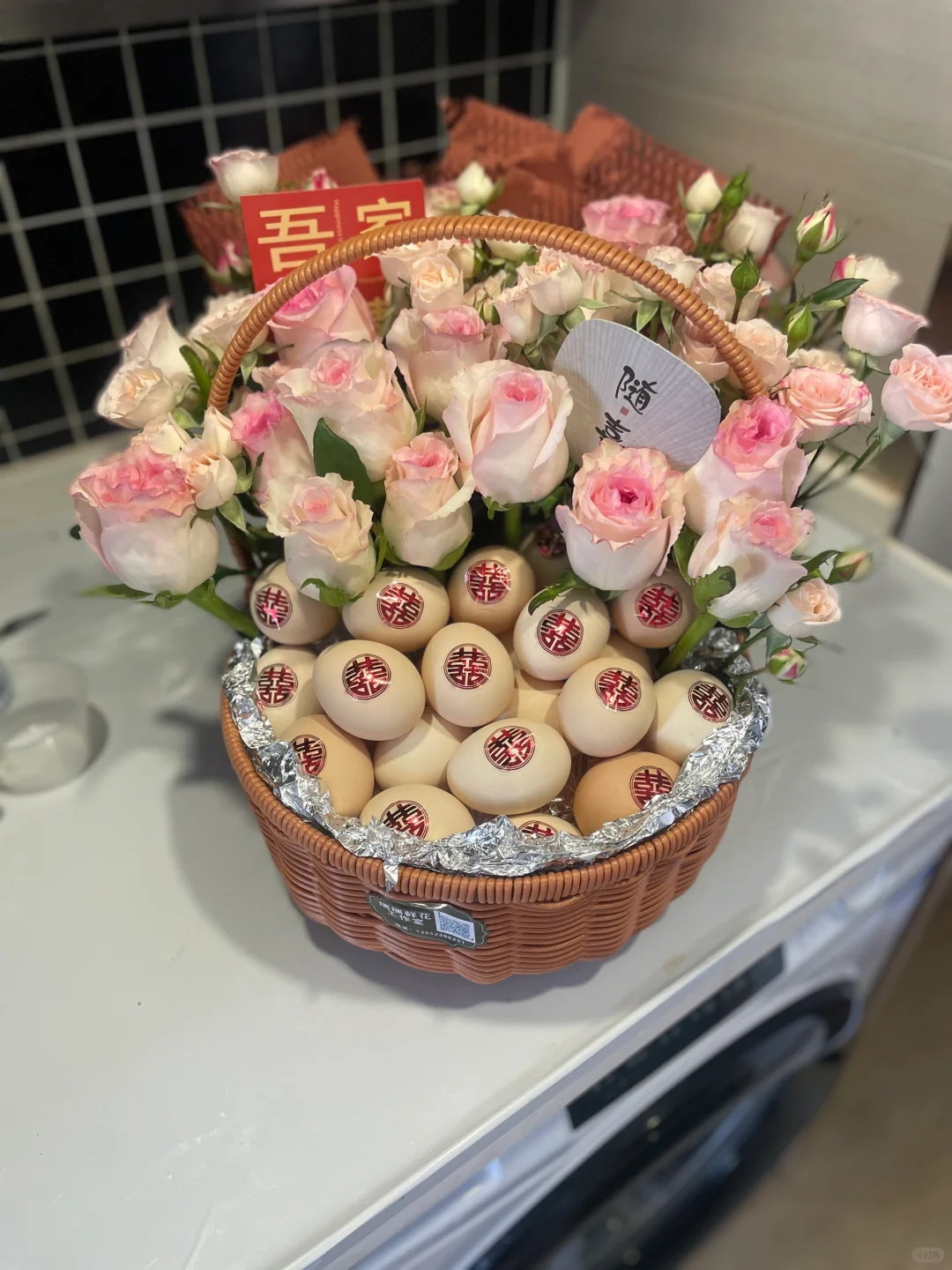 月子鸡蛋花篮大家这种什么价格