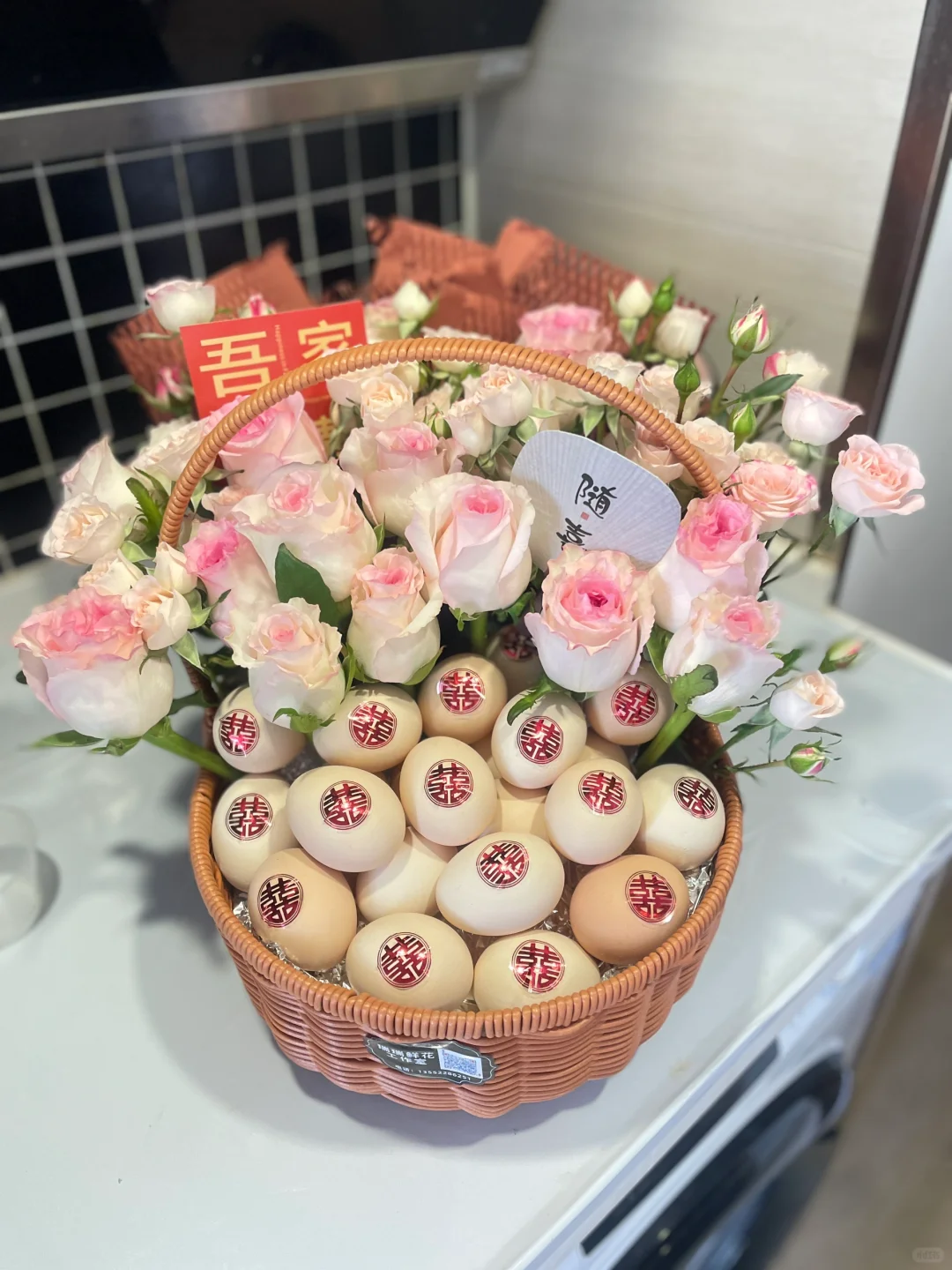 月子鸡蛋花篮大家这种什么价格