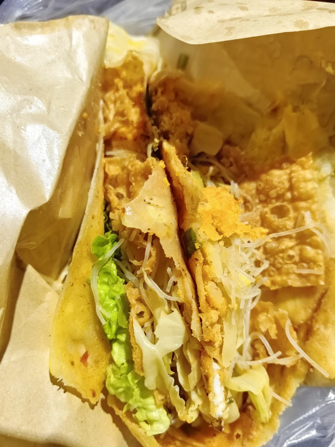 白杨商亭鸡蛋饼重磅回归!跟脸一样大!
