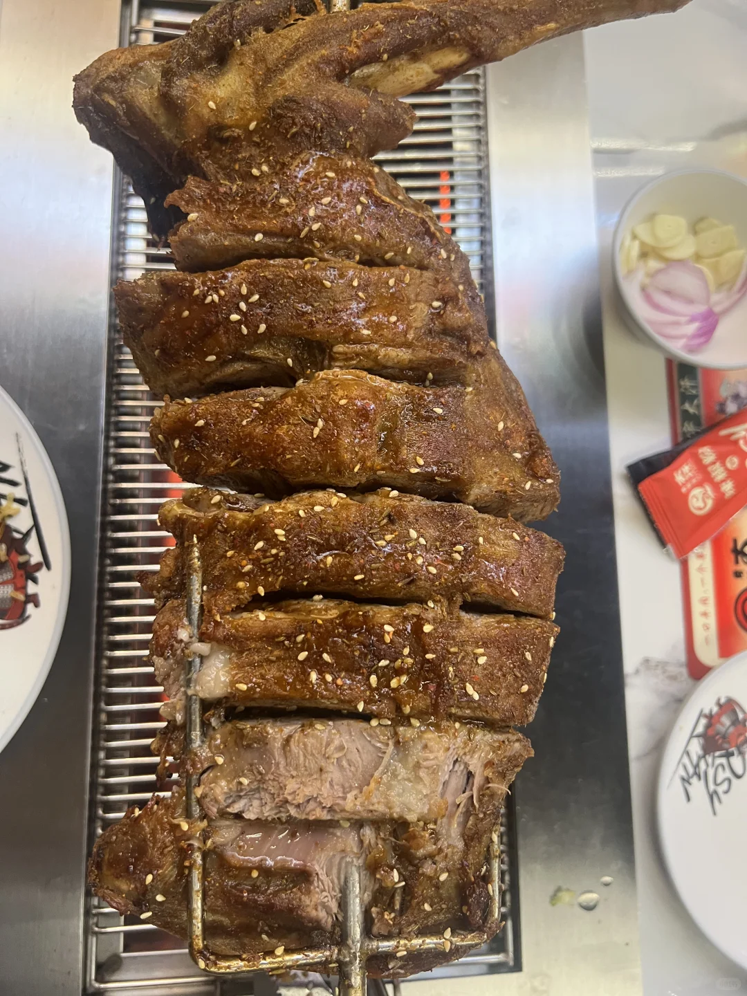 正宗的烤羊腿!!!