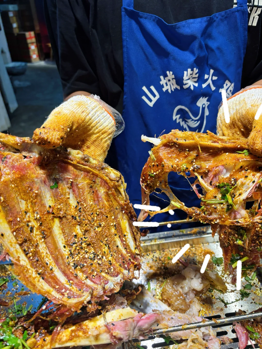 广安第一家地摊烤羊出摊了