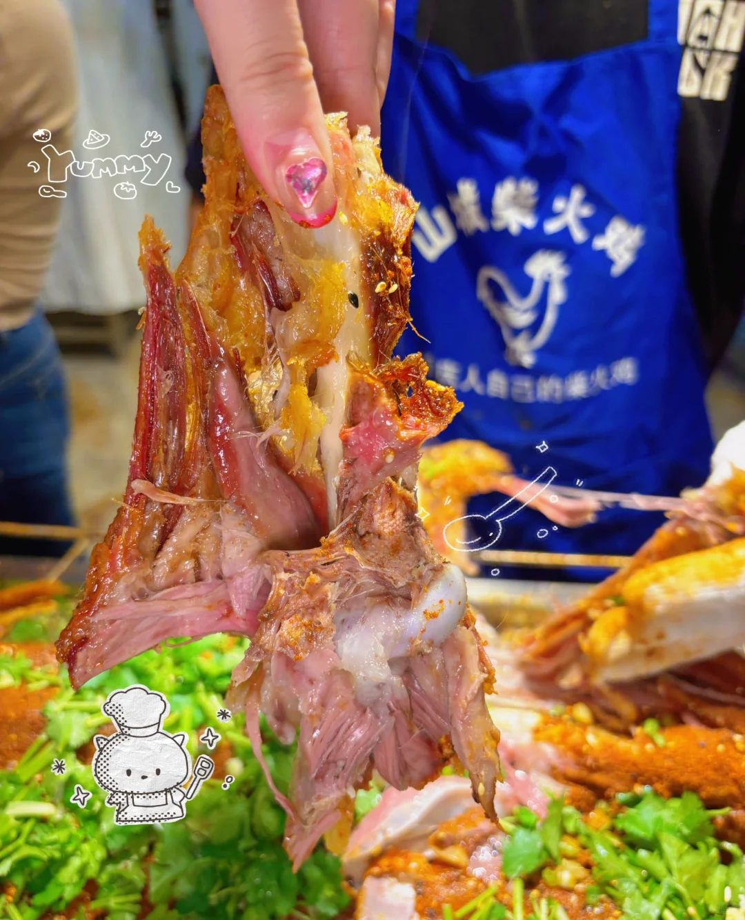 广安第一家地摊烤羊出摊了