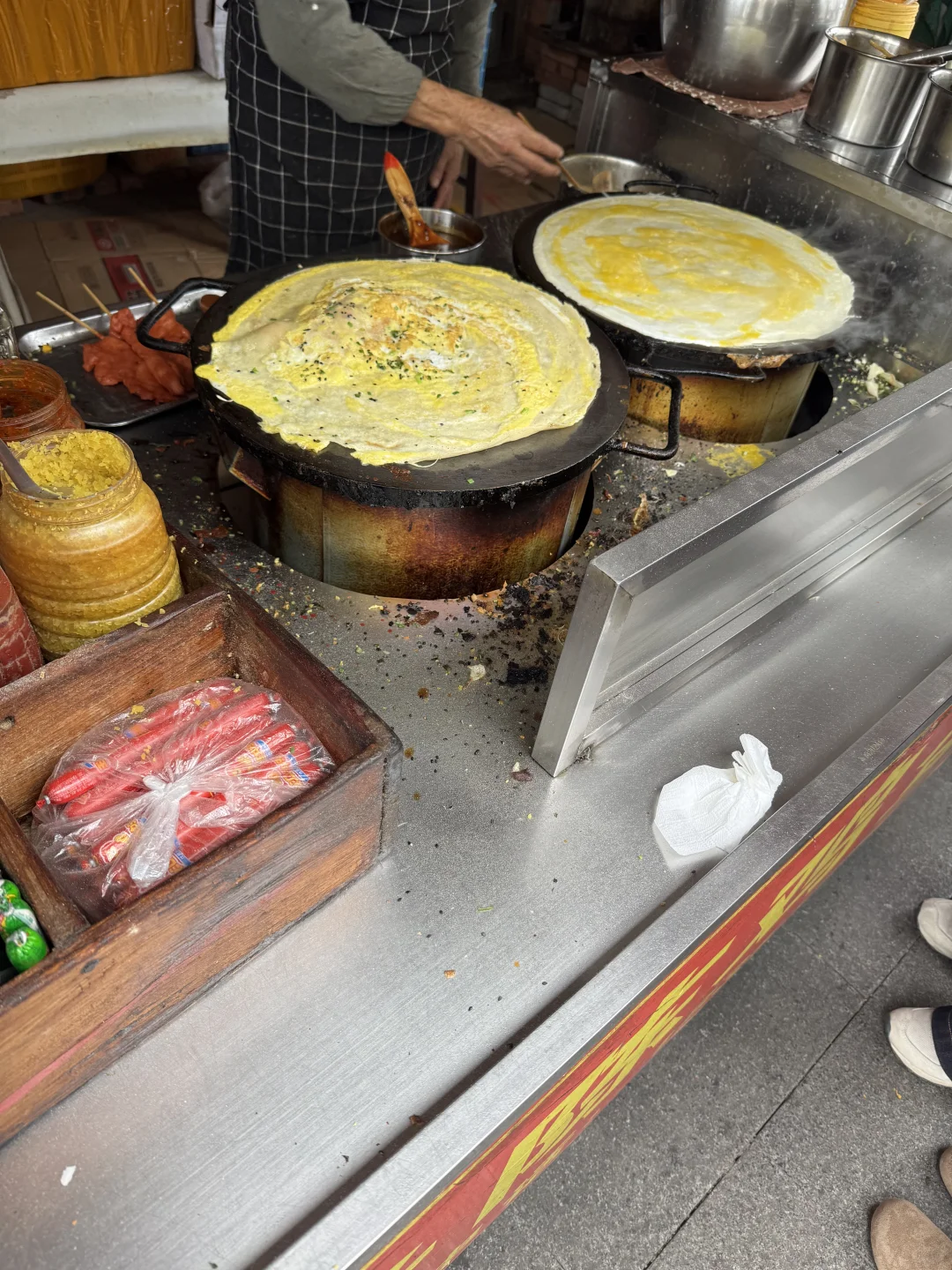 这个鸡蛋饼没有东台的好吃(个人感觉)