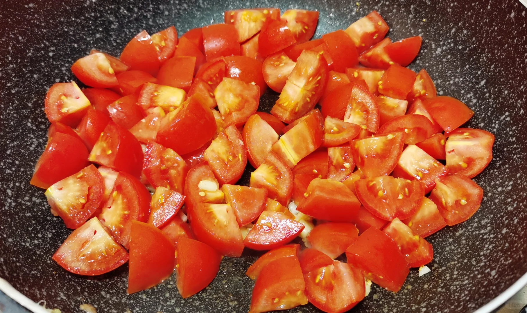 黏糊拉丝鸡蛋西红柿??,巨下饭!?