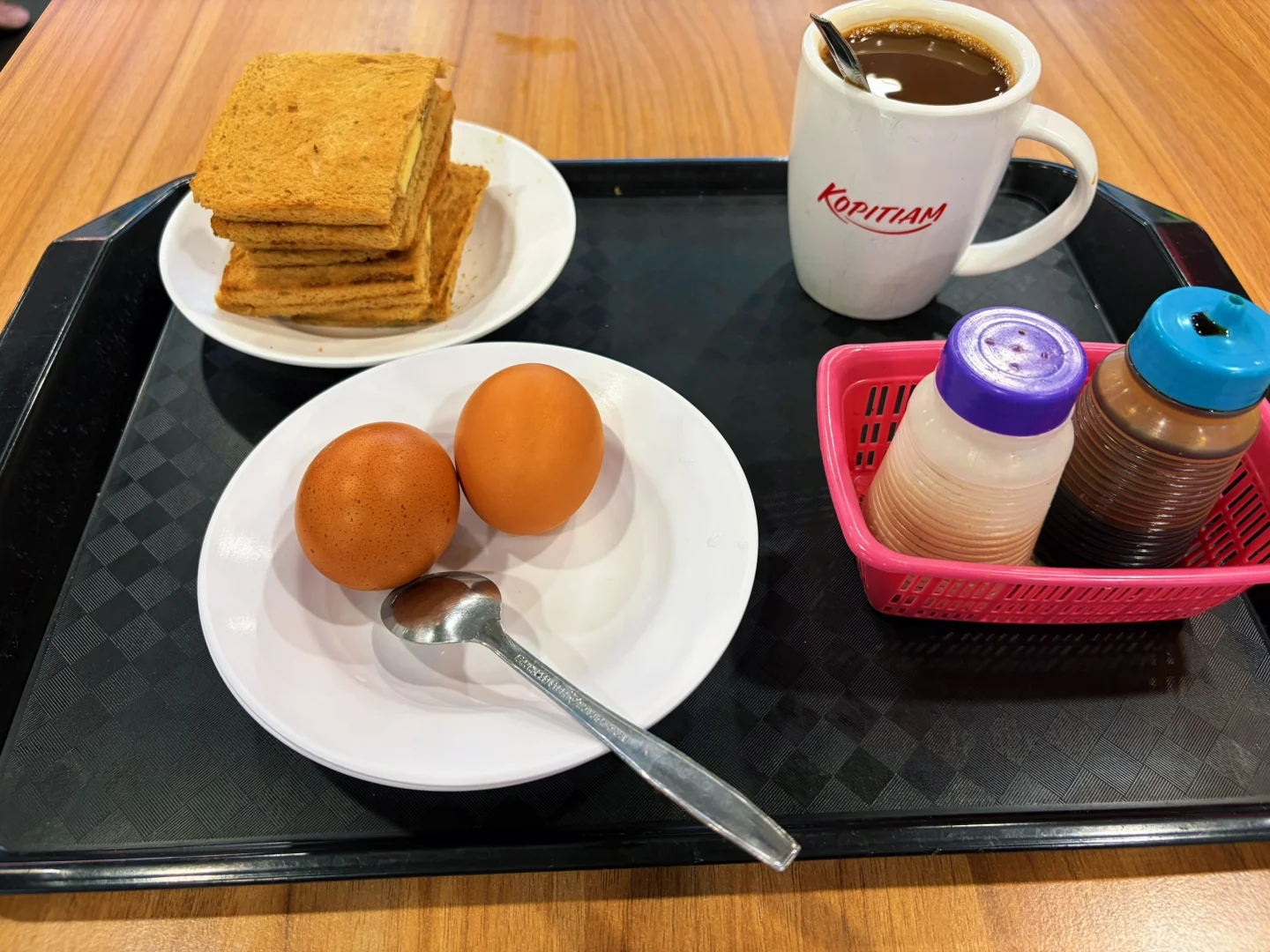 新加坡经典早餐之老豆腐鸡蛋食用保姆级教程